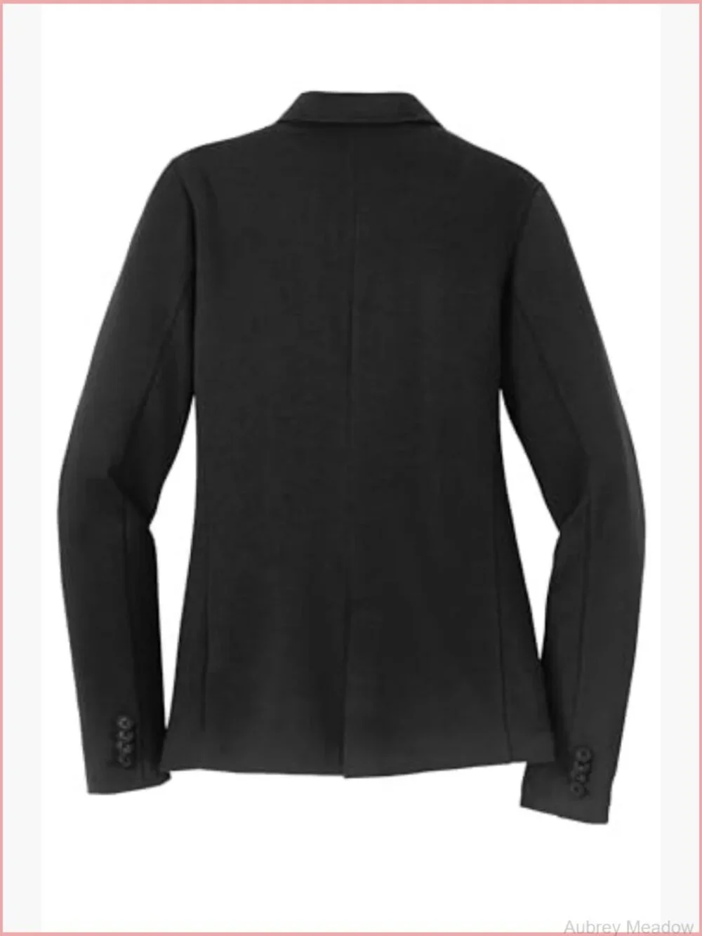 Ladies Knit Blazer - Modern Casual, Deconstructed, Wrinkle Resistant
